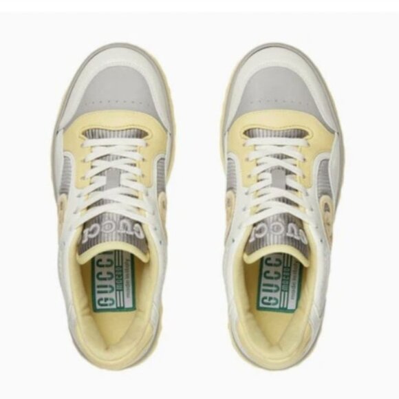 NIB Gucci Mac80 leather Sneakers IT 38.5 US 8.5 - Picture 5 of 13